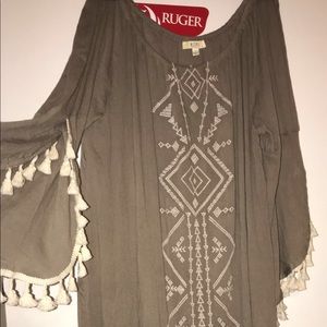 Off the shoulder dress